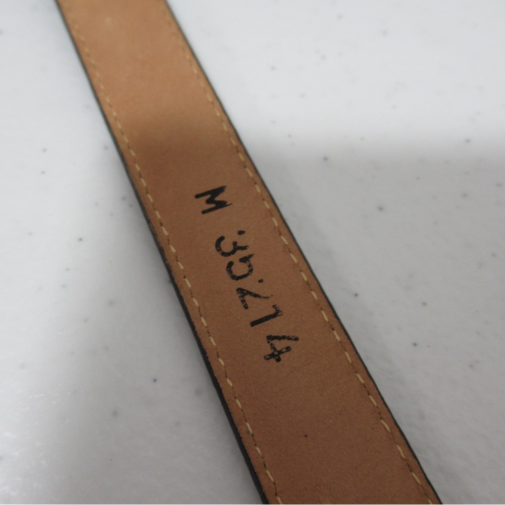 Vintage Brighton 1995 Blue Croc Embossed Leather Belt Size Medium - Picture 10 of 15
